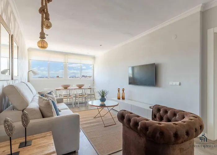 شقة Living4malaga Infinity Views Penthouse